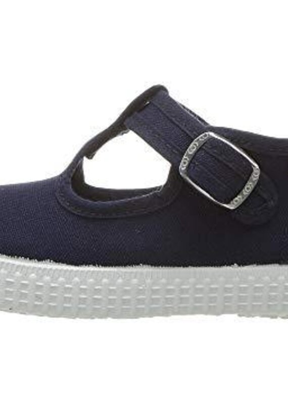 Cienta T-Strap Velcroschoen Dark Blue