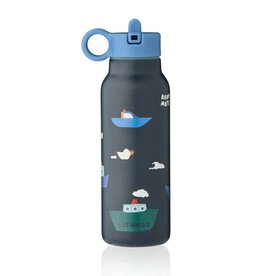 Liewood Falk Water Bottle 350 ml Sailing / Classic navy