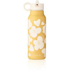 Liewood Falk Water Bottle 350 ml Flower / Lemon yellow