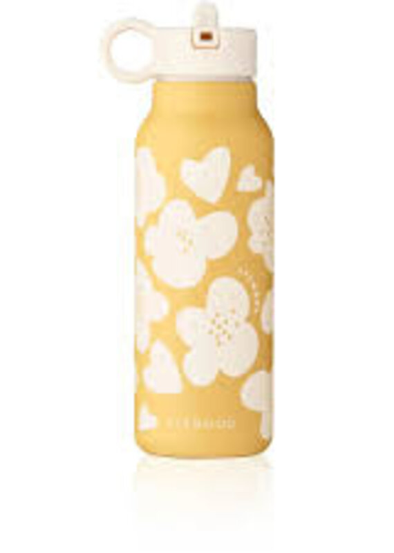 Liewood Falk Water Bottle 350 ml Flower / Lemon yellow