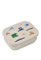 Liewood Arthur Printed Lunchbox Cars / Sandy