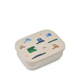 Liewood Arthur Printed Lunchbox Cars / Sandy