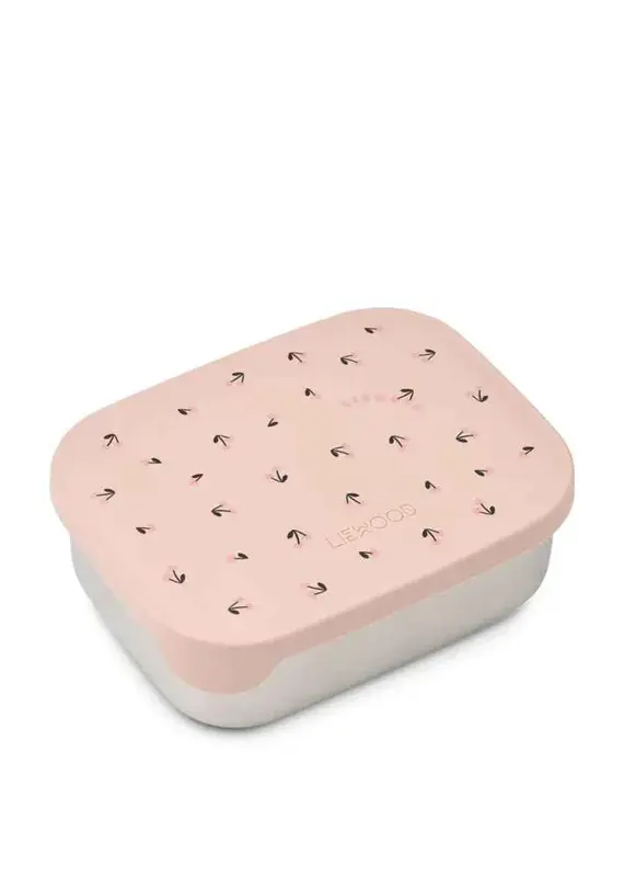 Liewood Arthur Printed Lunchbox Mini Cherry heart / Rosey