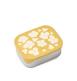Liewood Arthur Printed Lunchbox Flower / Lemon yellow