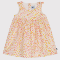 Petit Bateau Robe Sm A0Fhv Marshmallow/Multico ss26