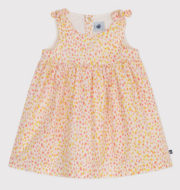 Petit Bateau Robe Sm A0Fhv Marshmallow/Multico ss26