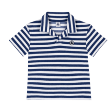Petit Bateau Polo A0Ftl Crepuscule/Marshmallow ss26
