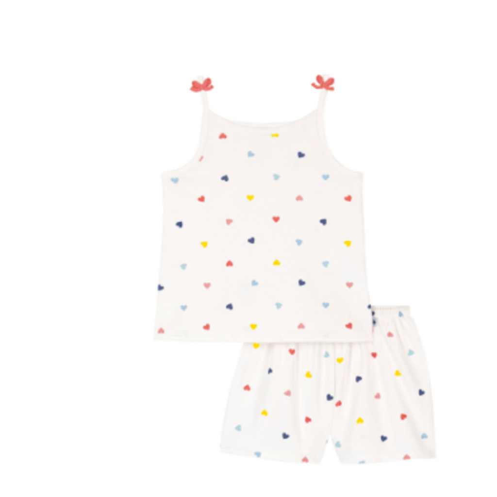 Petit Bateau Pyjacourt_Vdn A0F97 Marshmallow/Multico ss26
