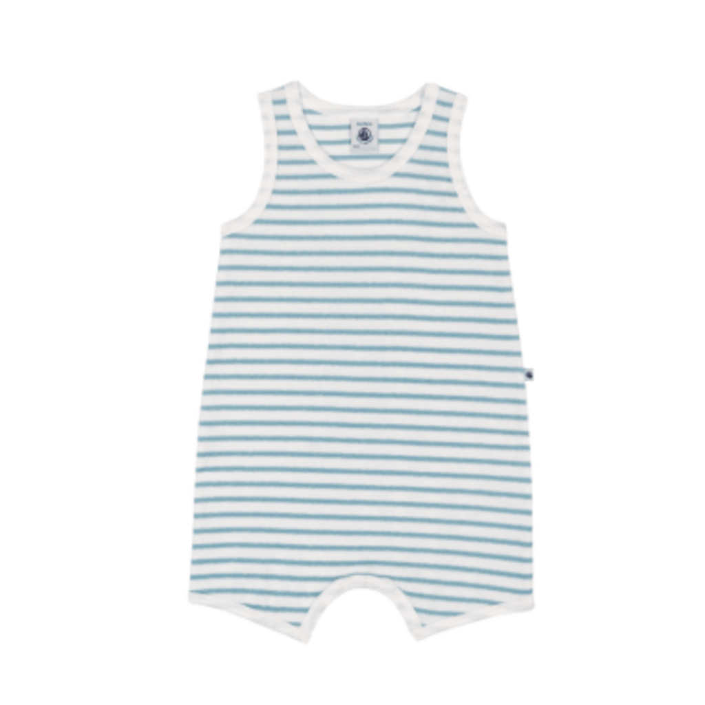 Petit Bateau Short Playsuit A0Fei Marshmallow/Mimi ss26