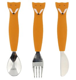 Trixie Silicone Cutlery Set 3-Pack - Mr. Shark