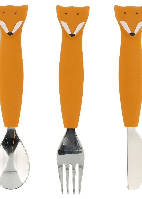 Trixie Silicone Cutlery Set 3-Pack - Mr. Shark