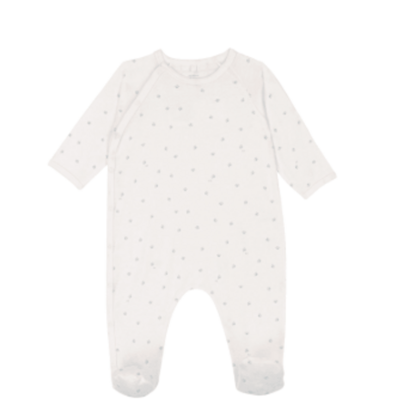 Petit Bateau Sleepsuit A0F2Q Marshmallow/Spray ss26