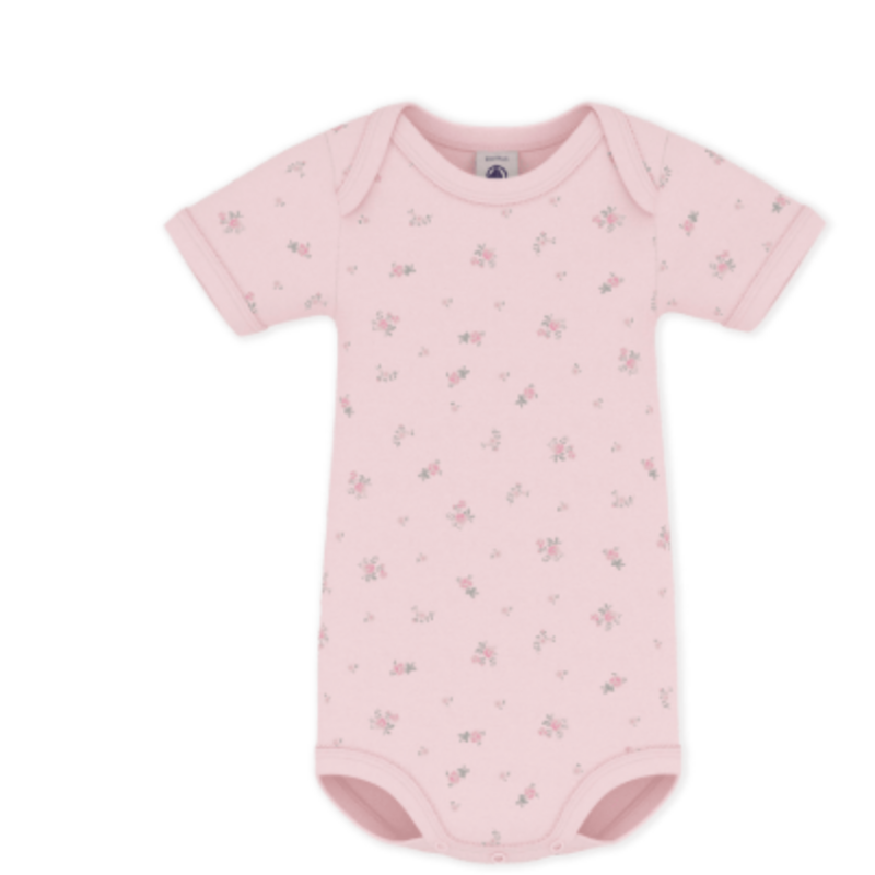 Petit Bateau Body Us Mc A0Fqp Barely/Multico ss26