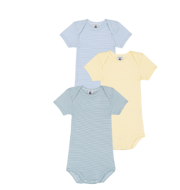 Petit Bateau 3 Bodies Us Mc A0Fp3 Variante 1 ss26