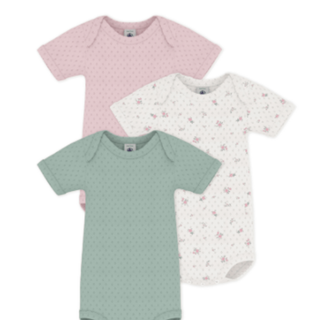 Petit Bateau 3 Bodies Us Mc A0Foo Variante 1 ss26