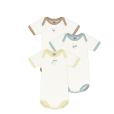 Petit Bateau 3 Bodies Us Mc A0Fov Variante 1 ss26