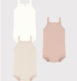 Petit Bateau 3 Bodies With Straps A0Cwv Variante 1 ss26