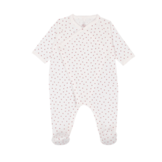 Petit Bateau Sleepsuit A0F1U Marshmallow/Terkuit ss26