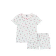 Petit Bateau Pyjacourt A0F6L Marshmallow/Multico ss26