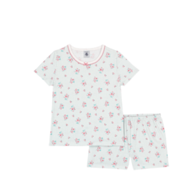 Petit Bateau Pyjacourt A0F6L Marshmallow/Multico ss26