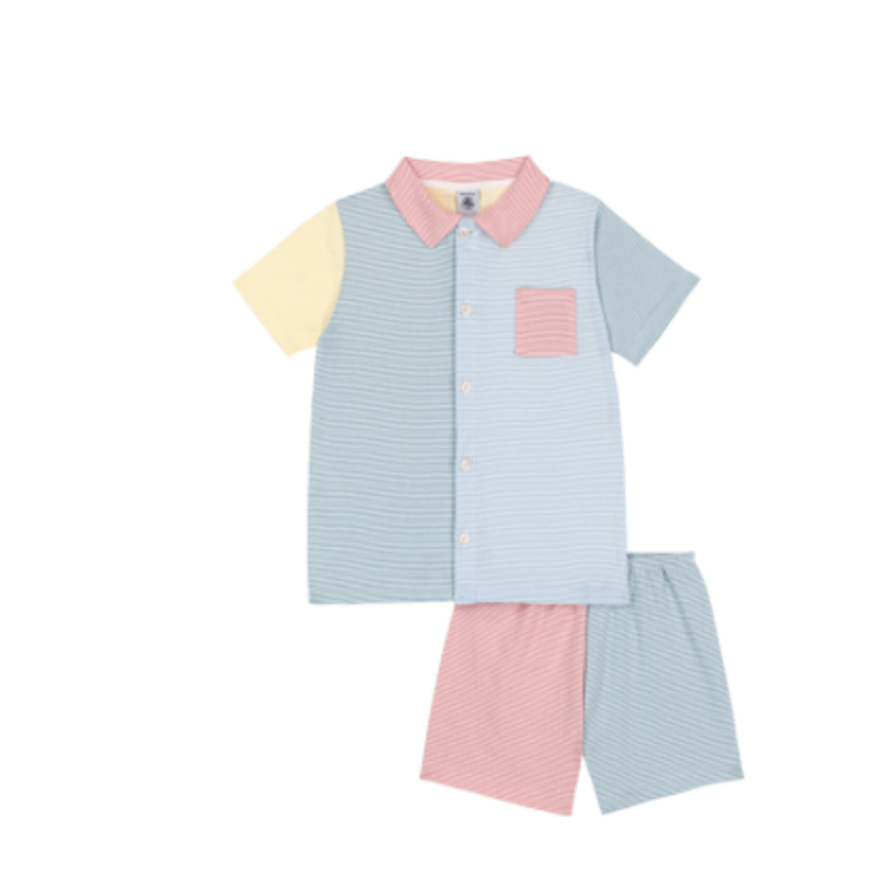 Petit Bateau Pyjama_Vdn A0F1M Marshmallow/Multico ss26