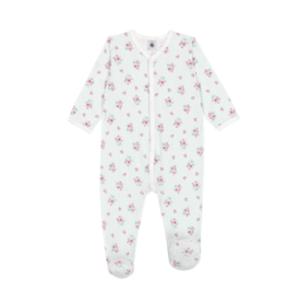 Petit Bateau Sleepsuit Y A0Fxg Marshmallow/Multico ss26