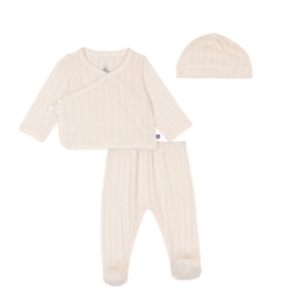 Petit Bateau Ensemble 3 Pieces A0Fu5 Milk ss26