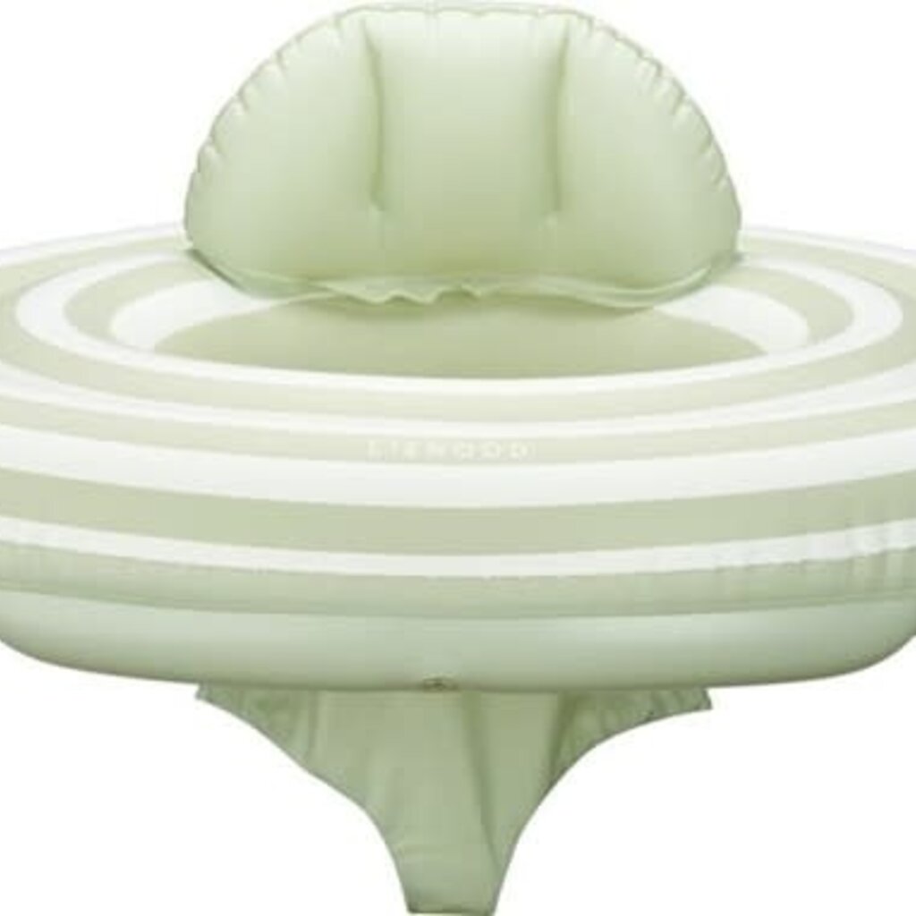 Liewood Dawn Baby Printed Swim Ring - Stripe Dusty Mint