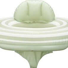 Liewood Dawn Baby Printed Swim Ring - Stripe Dusty Mint