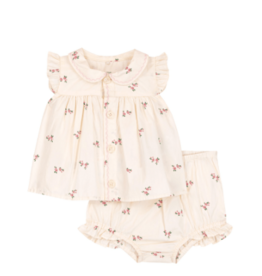 Petit Bateau Ensemble 2 Pieces A0Fbl Milk/Multico ss26