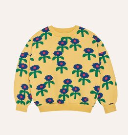 The Campamento Blue Daisies Allover Sweatshirt aw26