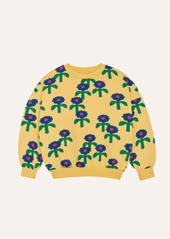 The Campamento Blue Daisies Allover Sweatshirt aw26