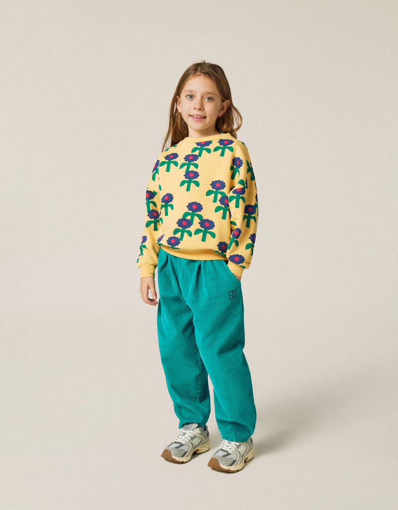 The Campamento Blue Daisies Allover Sweatshirt aw26