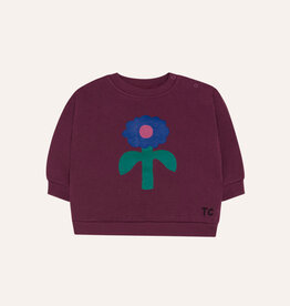 The Campamento Big Blue Daisy Baby Sweatshirt aw26
