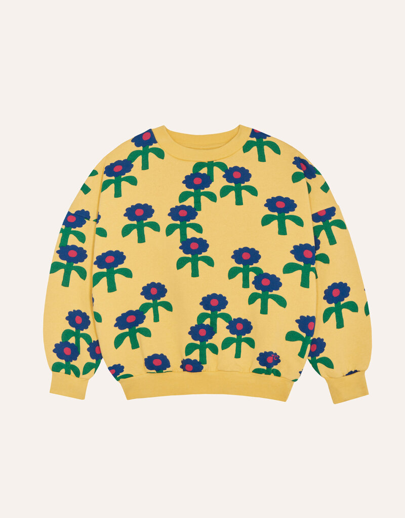 The Campamento Blue Daisies Allover Sweatshirt aw26