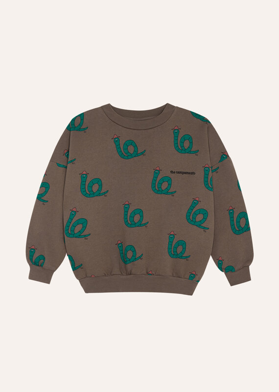 The Campamento Snakes Brown Sweatshirt aw26