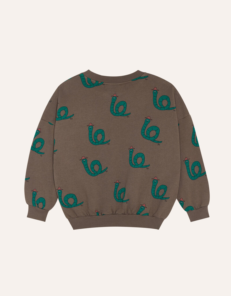 The Campamento Snakes Brown Sweatshirt aw26