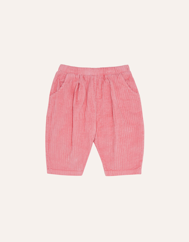 The Campamento Pink Corduroy Baby Trousers aw26