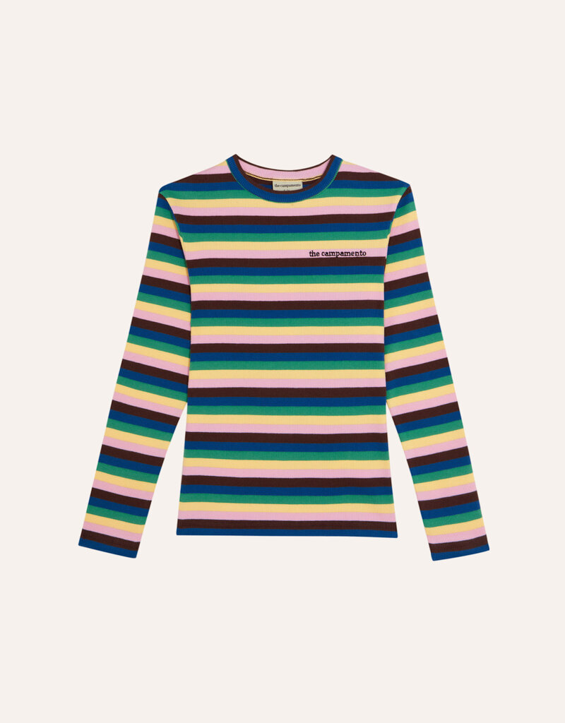 The Campamento Multicolor Stripes Tshirt aw26