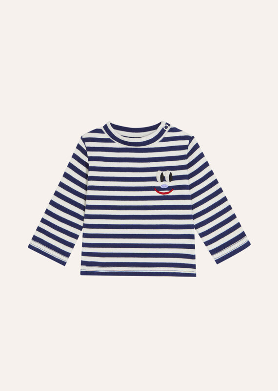 The Campamento Blue Stripes Baby Tshirt aw26