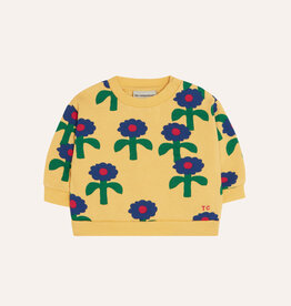 The Campamento Blue Daisies Baby Sweatshirt aw26