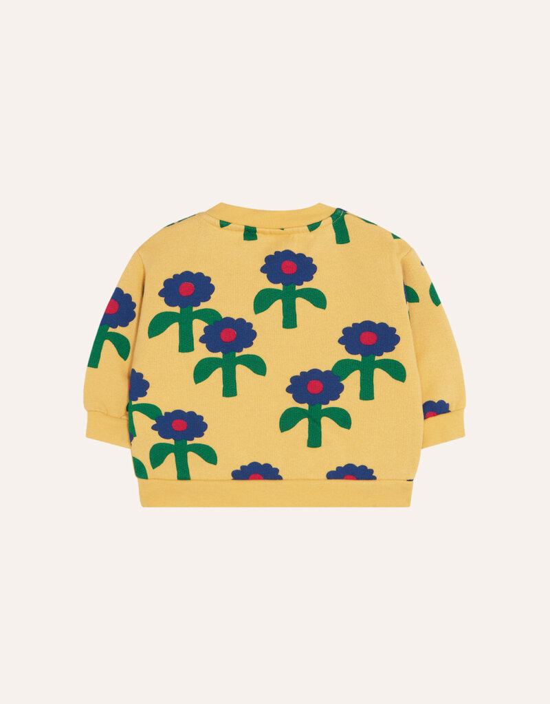 The Campamento Blue Daisies Baby Sweatshirt aw26