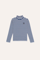 The Campamento Blue Stripes Turtle Neck Tshirt aw26