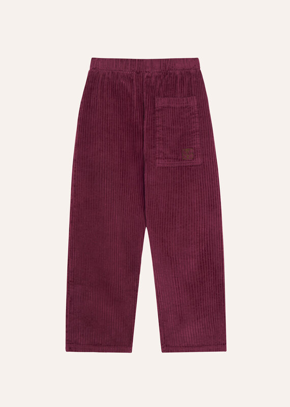 The Campamento Burgundy Corduroy Trousers aw26