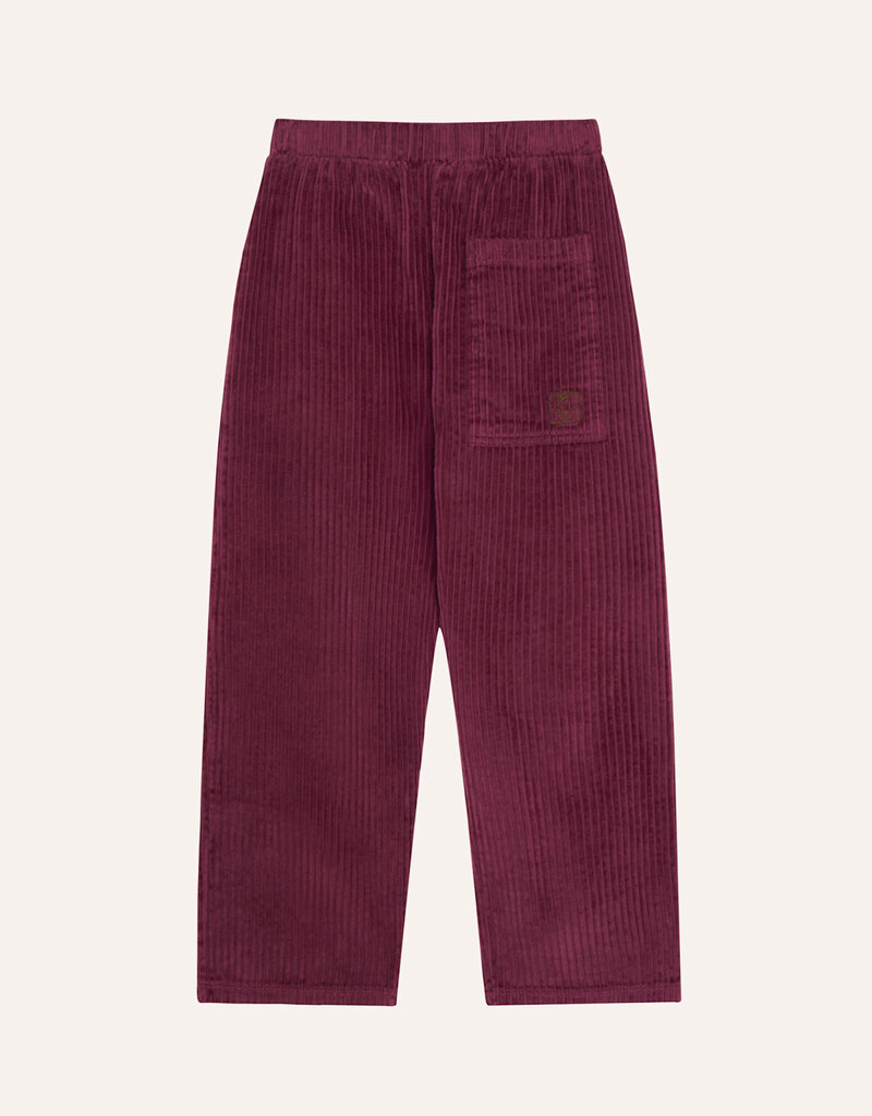 The Campamento Burgundy Corduroy Trousers aw26