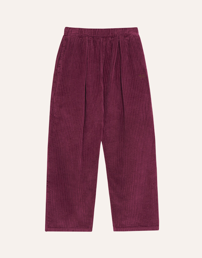 The Campamento Burgundy Corduroy Trousers aw26