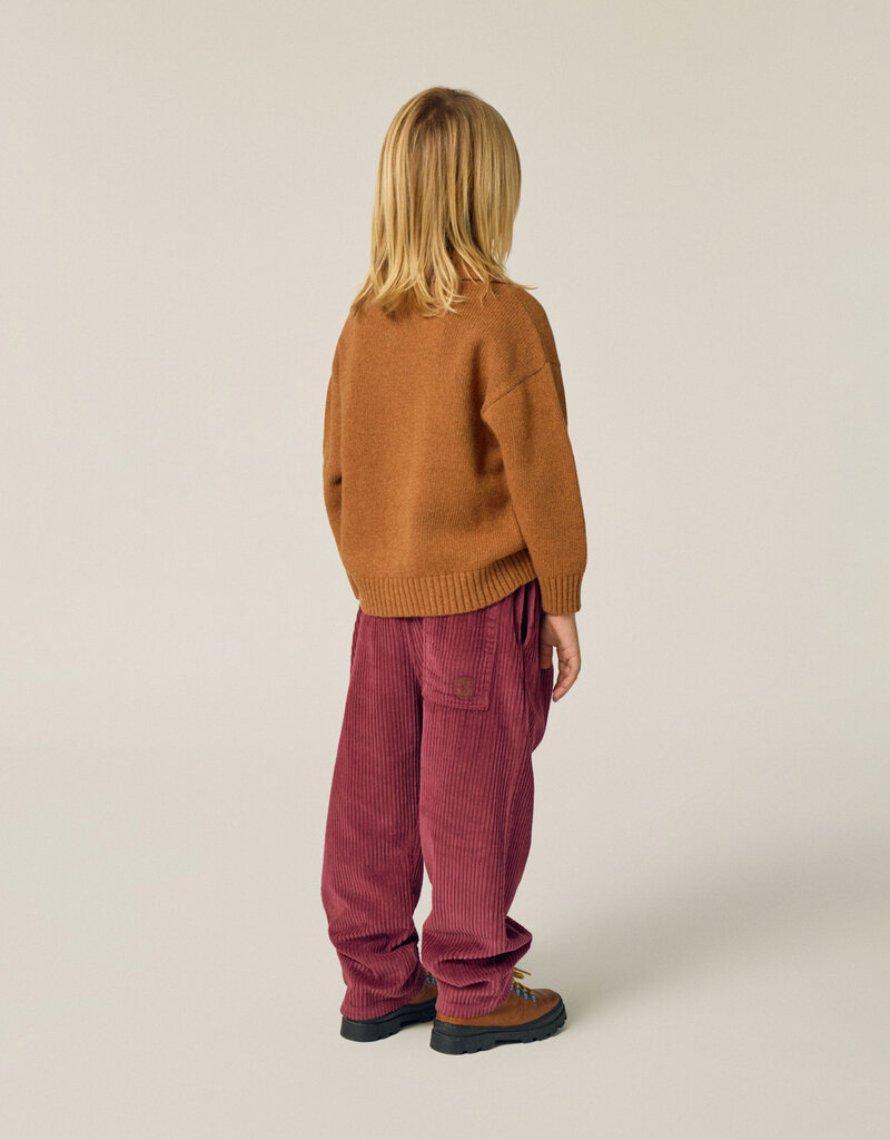 The Campamento Burgundy Corduroy Trousers aw26