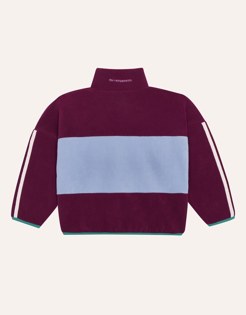 The Campamento Burgundy Polar Sweatshirt aw26