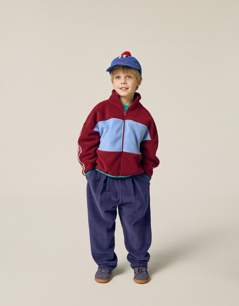 The Campamento Burgundy Polar Sweatshirt aw26