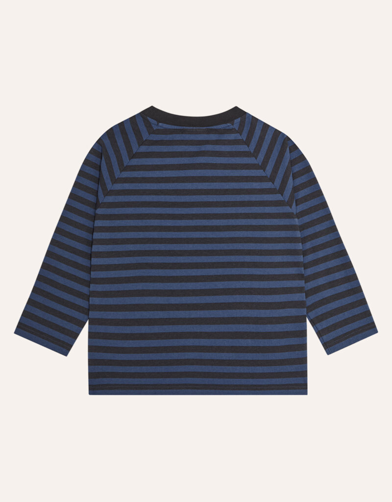 The Campamento Blue and Grey Stripes Tshirt aw26